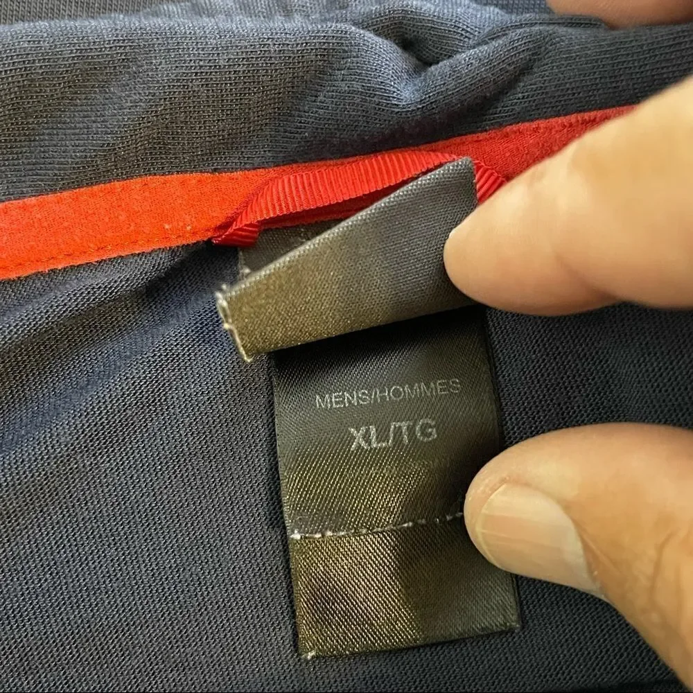 ‎XL North Face Navy SS Polo
